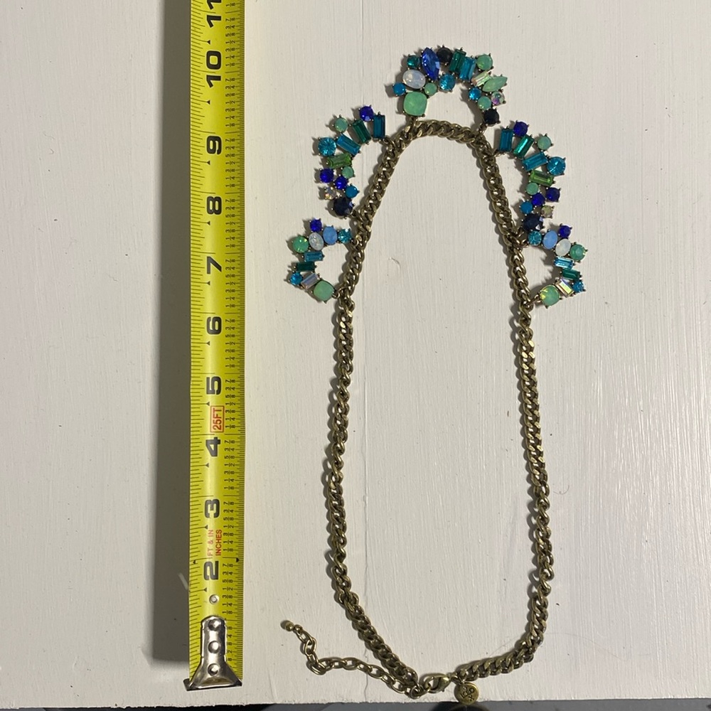 Necklace with gems